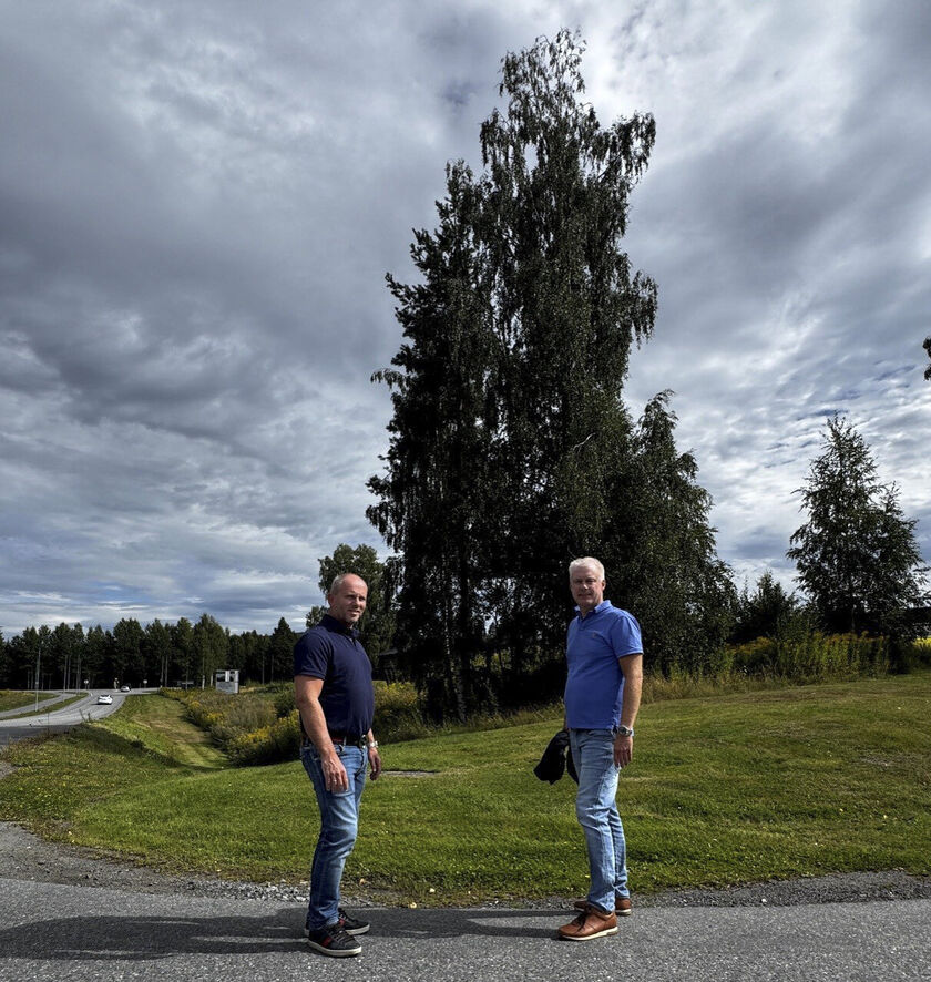 Her skal butikken bygges