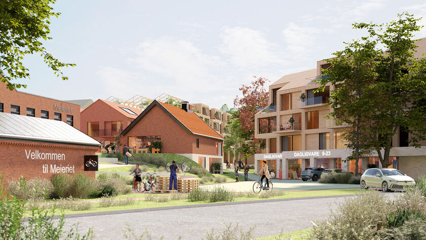 Den grønne levende byen, med vakker og bærekraftig arkitektur. Foto: ALAB/Multiconsult